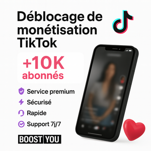 Pack Monétisation TikTok 10.000 ABONNÉS