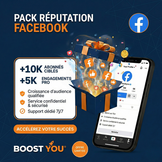 Pack FACEBOOK 10.000 ABONNÉS + 5.000 LIKES